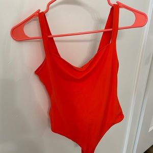 Skims fits everyone red bodysuit